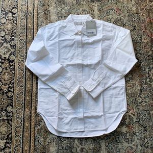 NWT Everlane The Japanese White Oxford Shirt Size 2